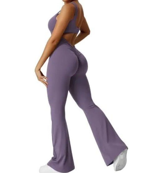 Conjunto de Gimnasio con Detalle Fruncido en V