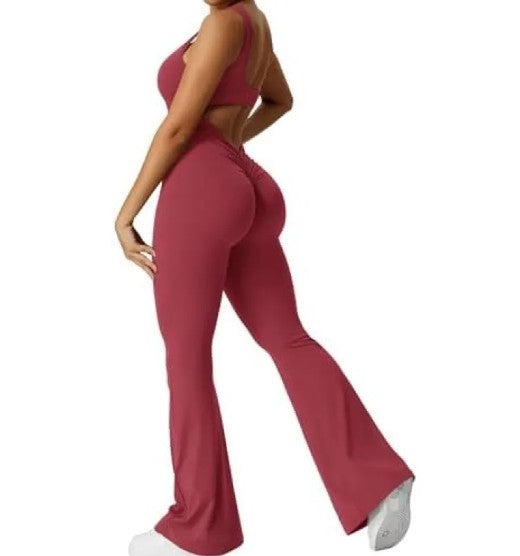 Conjunto de Gimnasio con Detalle Fruncido en V