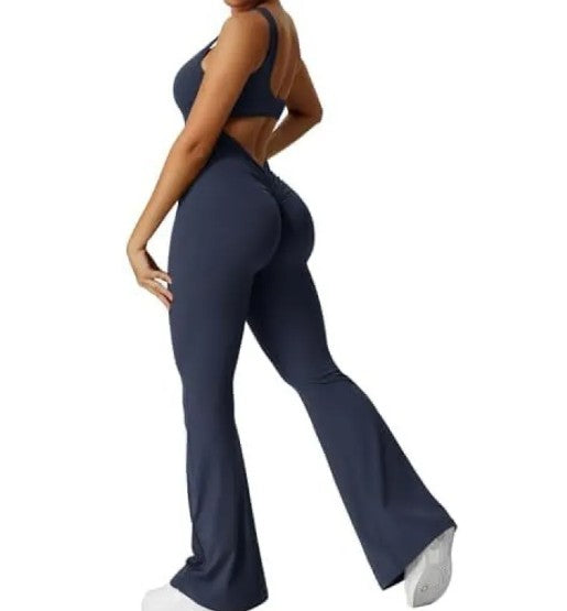 Conjunto de Gimnasio con Detalle Fruncido en V