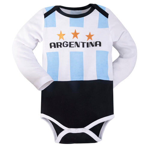 Argentina Soccer Baby Romper Gift Set #10