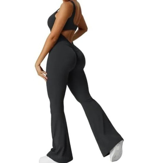Conjunto de Gimnasio con Detalle Fruncido en V